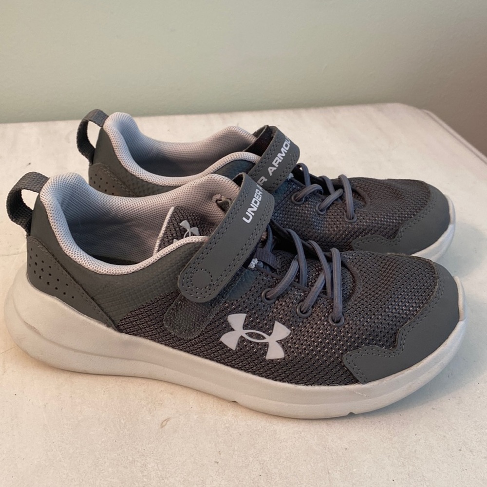 Under Armour grey kids shoes